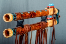 Yellow Cedar Burl Native American Flute, Minor, Low E-4, #M5Ha (7)
